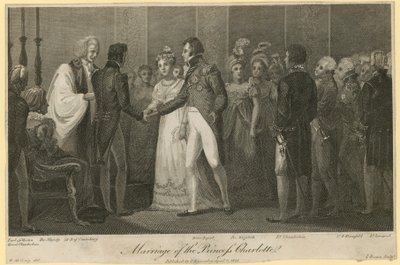 Svatba princezny Charlotte od William Marshall Craig