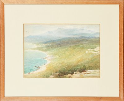 Na italském pobřeží (akvarel) od William Matthew Hale