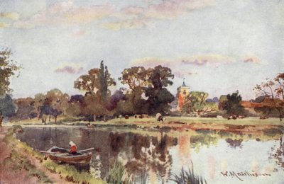 Ditton Corner na řece Cam od William Matthison