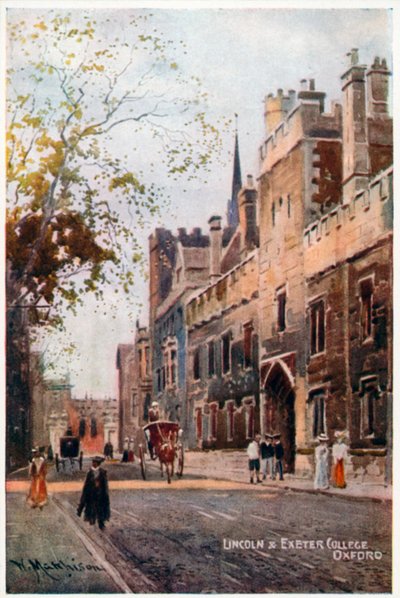 Lincoln a Exeter College od William Matthison