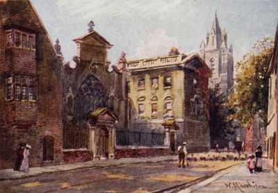 Peterhouse z ulice od William Matthison