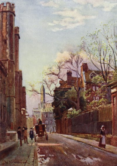 Queens Lane, místo staré Mlýnské ulice od William Matthison