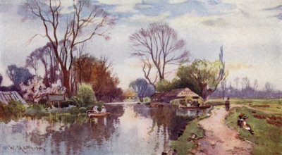Loděnice na ostrově Robinsona Crusoese od William Matthison