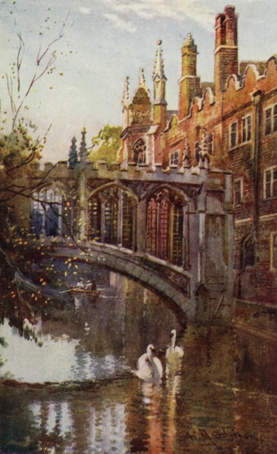 Most vzdechů, St Johns College od William Matthison