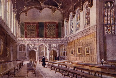 Sál Kings College od William Matthison
