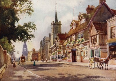 Hostinec The Old Castle Inn od William Matthison