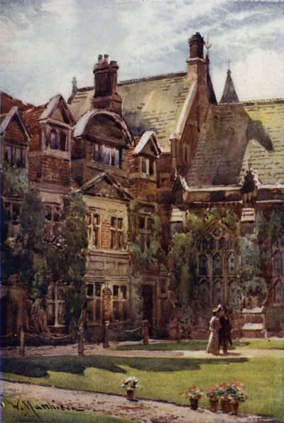 Starý dvůr, Pembroke College od William Matthison