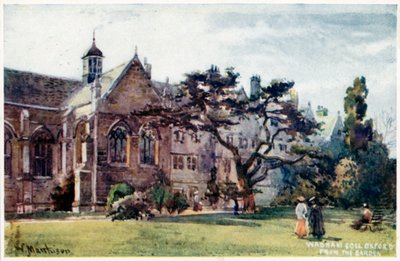 Wadham College ze zahrady od William Matthison