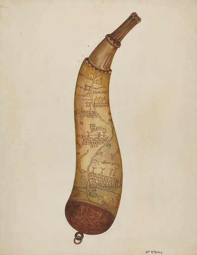 Powder Horn, c. 1940. od William McAuley