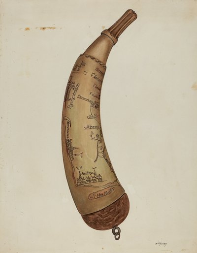 Powder Horn, c. 1940. od William McAuley