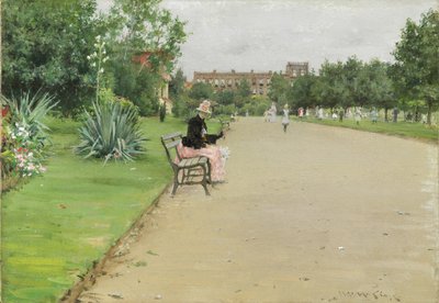 Městský park, kolem roku 1887 od William Merritt Chase