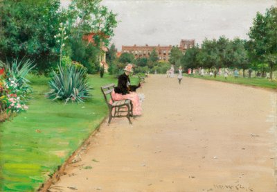 Městský park od William Merritt Chase