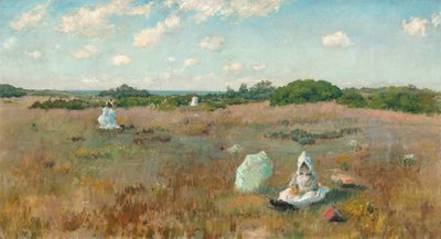 Sběr podzimních květin od William Merritt Chase