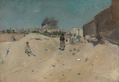 Předměstí Madridu od William Merritt Chase