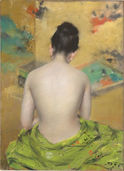 Studium barvy pleti a zlata od William Merritt Chase