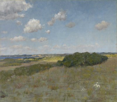 Sluneční světlo a stín, Shinnecock Hills od William Merritt Chase