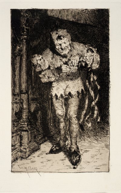 Dvorní šašek od William Merritt Chase