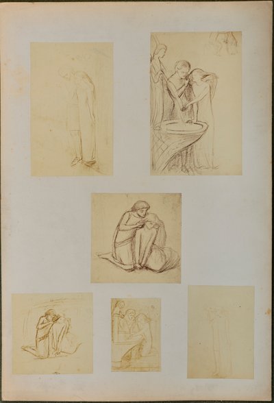 Studie k filmu "La Belle Dame Sans Merci od William Michael Rossetti