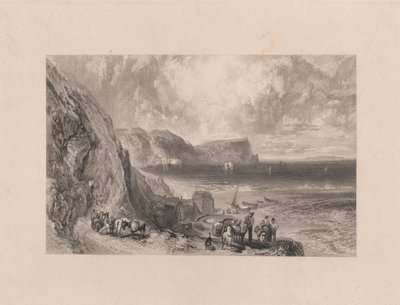Clovelly Bay a ostrov Lundy od William Miller