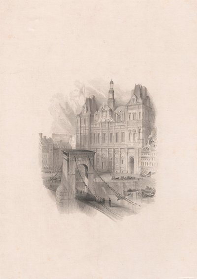 Radnice, Paříž od William Miller
