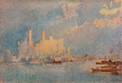 New York From The Sound, c1913 od William Monk