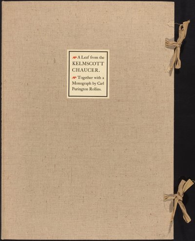 List od Kelmscott Chaucer od William Morris