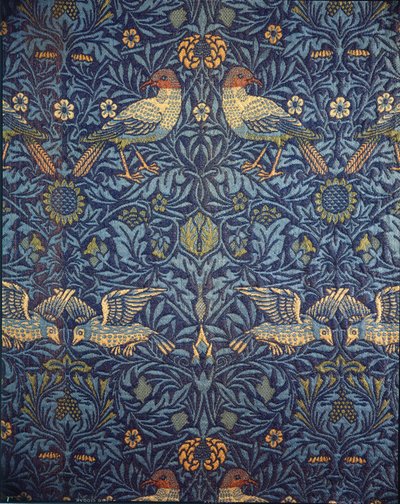 Ptactvo. Dekorativní látka, 1878. od William Morris