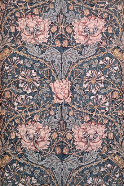 Zimolez, 1876 (potištěná bavlna) od William Morris