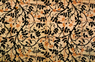 Design s jasmínovou stezkou, 1868-70 (potištěná bavlna) od William Morris