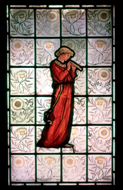 Vitráže, Minstrel. 1882-1884 od William Morris