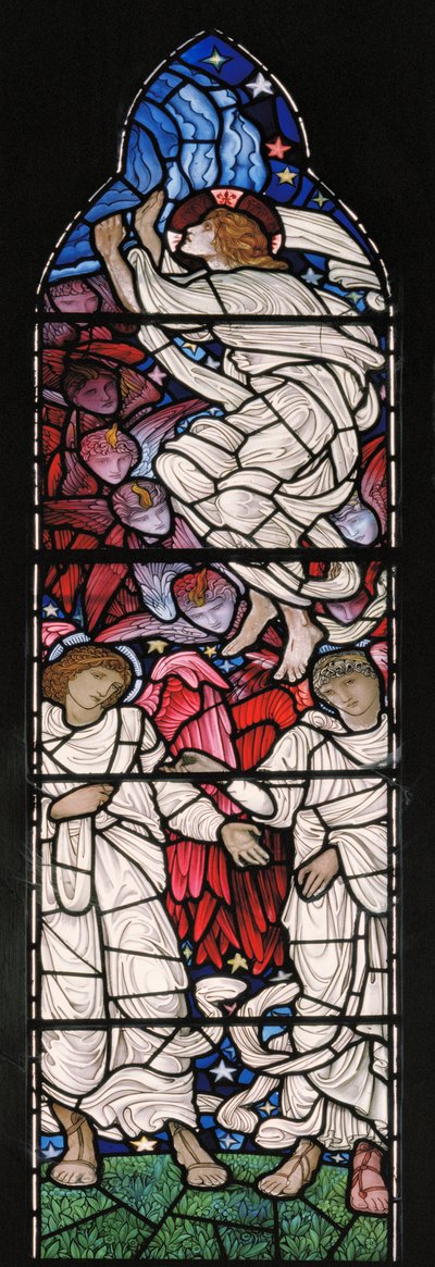Nanebevstoupení Páně, 1881 (vitráže) od William Morris