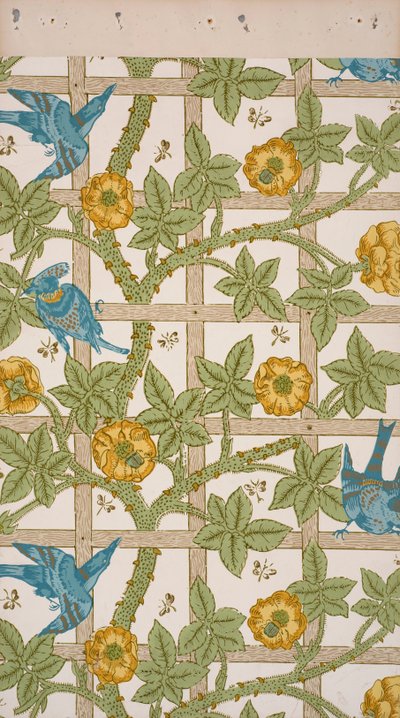 Trellis. Tapeta, 1862. od William Morris
