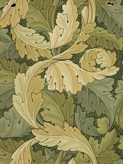 Design tapety s barvami AcanthusWoodland, 1875 od William Morris