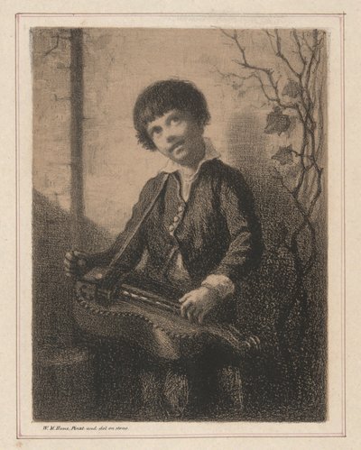 Hurdy Gurdy Boy od William Morris Hunt