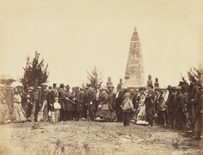 Zasvěcení památníku na bitevním poli Bull Run, červen od William Morris Smith