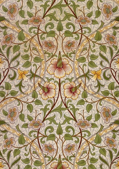 Dekorativní látka, 1876-1890. od William Morris Tapestry Works