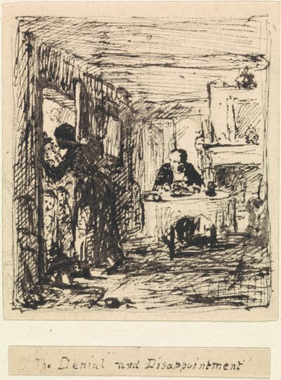 Popírání a zklamání od William Mulready