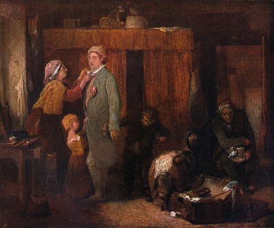 Svatební den, c1845 1904 od William Mulready
