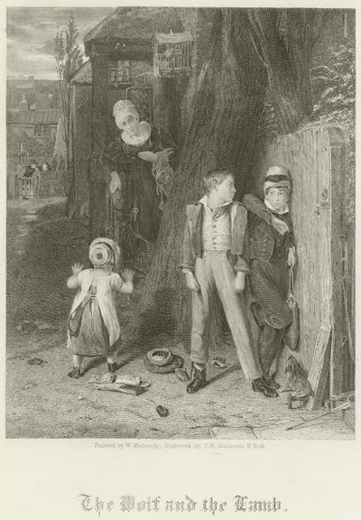 Vlk a Beránek od William Mulready