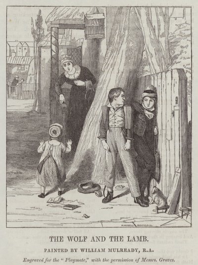 Vlk a Beránek od William Mulready