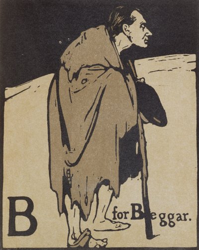 B pro žebráka, ilustrace z 