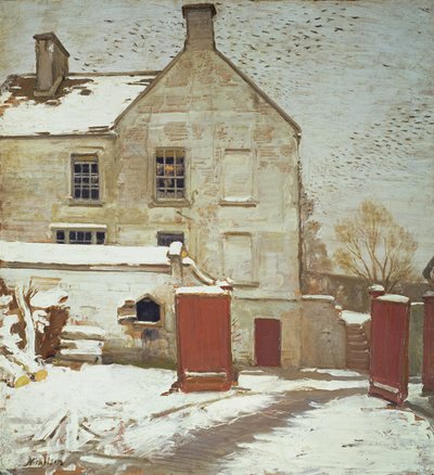 Nádvoří ve Snow, Sutton Veny od William Nicholson
