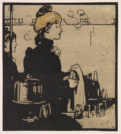 Londýn Typy: Barmanka od William Nicholson