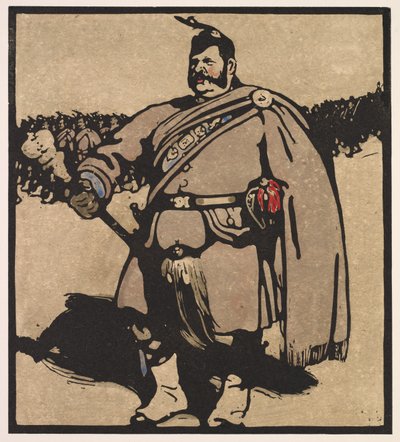 Londýn Typy: Drum-Major od William Nicholson