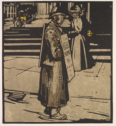 Londýn Typy: Sandwich-Man od William Nicholson