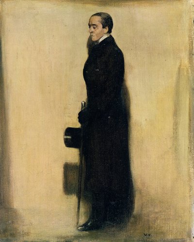 Portrét Henryho Maxmiliána Beerbohma od William Nicholson