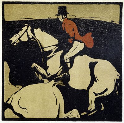 Riding: Man on Horseback - William Nicholson (1872-1949) od William Nicholson