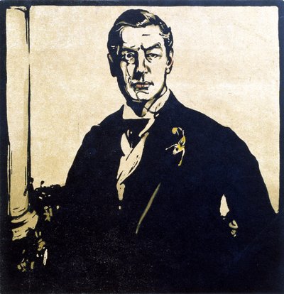 Rt. Honzo Joseph Chamberlain (1836-1914) ilustrace z 