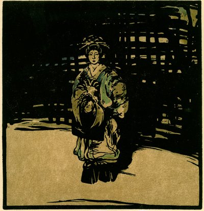 Sada Yacco, kolem roku 1902 (chromolitho) od William Nicholson