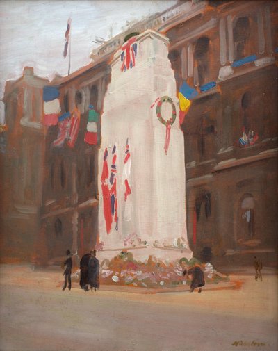 Kenotaf (ranní mírový průvod) od William Nicholson